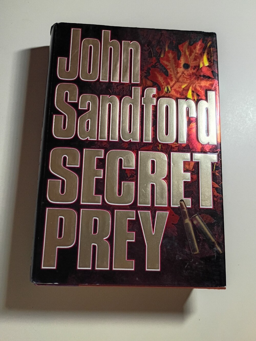 John Sandford "Secret Prey" Hardcover Book -